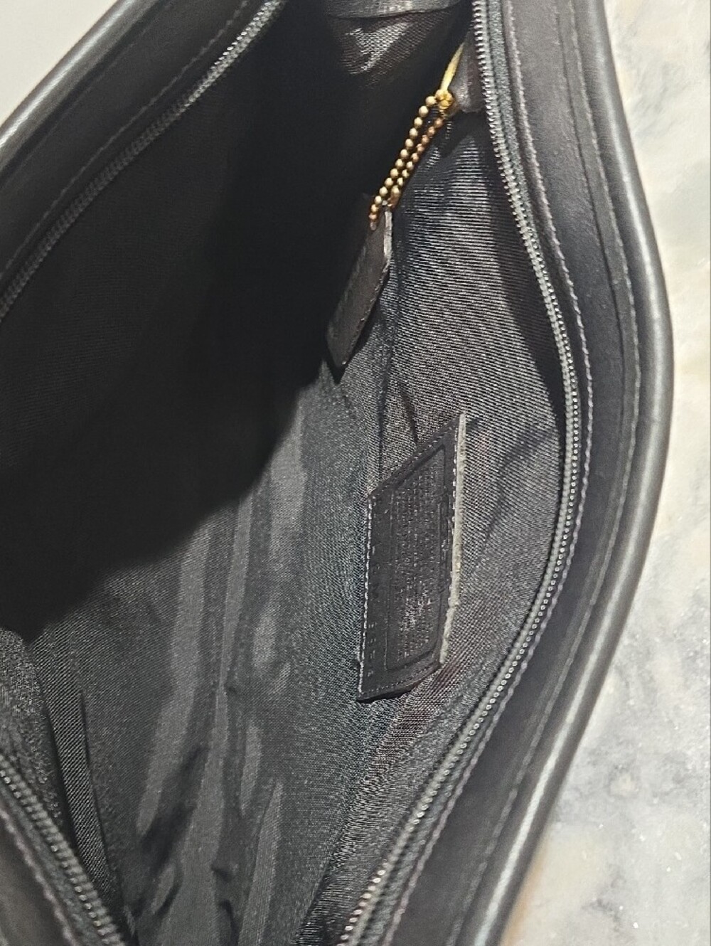 Coach Black Canvas And Leather Wristlet - Picture 10 of 16